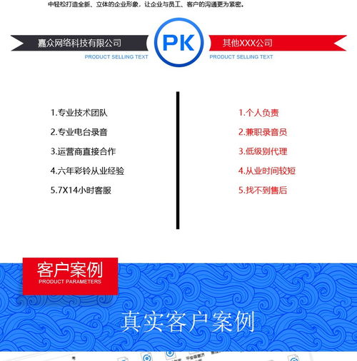 集團(tuán)商務(wù)企業(yè)彩鈴辦理制作開通上傳